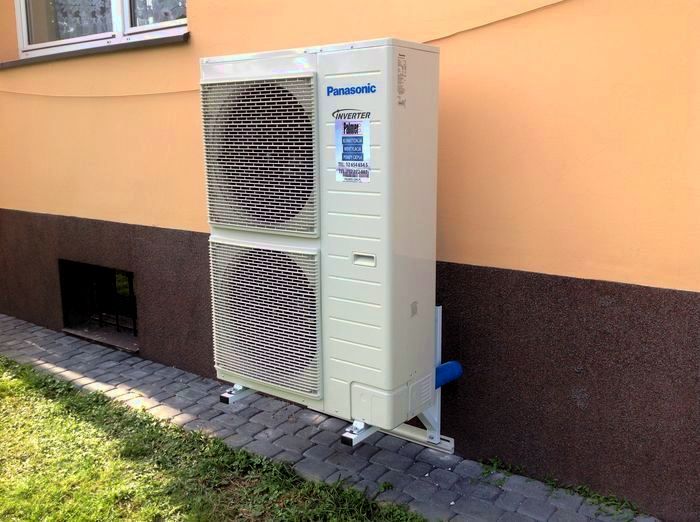Pompa ciepła Panasonic Aquarea HT Realizacje Palmer klimatyzacja, wentylacja kraków